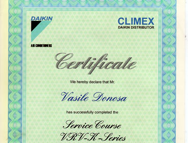 Certificare instruire freoni